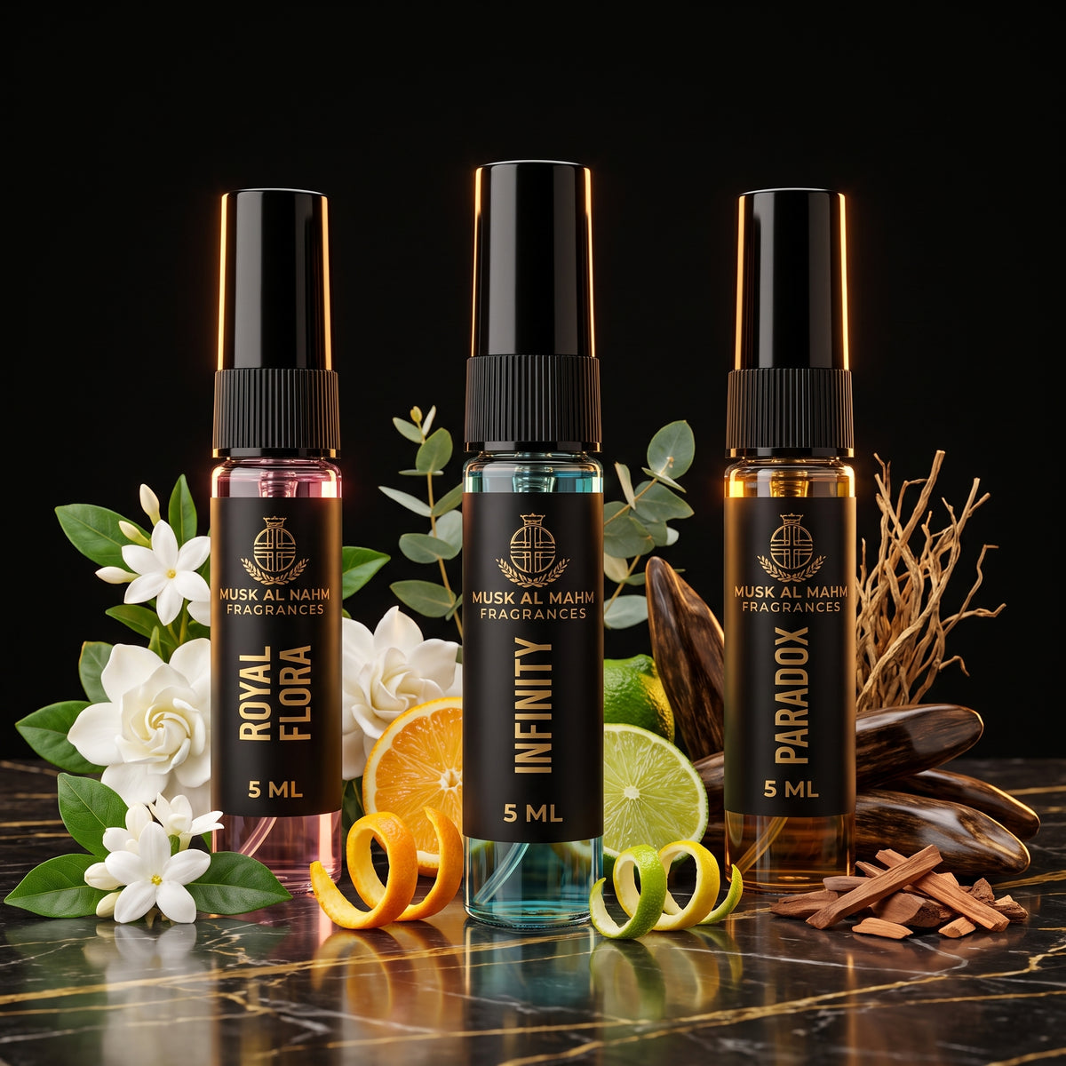 Musk Al Hamd ā 3 Perfume Collection | 5ml Each